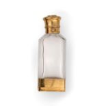 A Victorian Silver-Gilt Mounted Clear Glass Scent-Bottle Cum Vinaigrette, by Sampson Mordan and Co.,