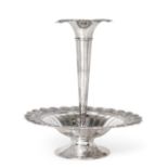 An Edward VII Silver Centrepiece Bowl, by Edward Barnard and Sons, London, 1903, the bowl shaped