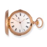 An 18 Carat Gold Quarter Repeater Independent Centre Seconds Full Hunter Keyless Pocket Watch, circa