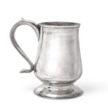 A George III Provincial Silver Mug, by Dorothy Langlands, Newcastle, Probably 1784, tapering