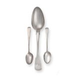 A Set of Six William IV Provincial Silver Teaspoons, by James Barber and William North, York,