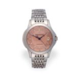 A Stainless Steel Automatic Calendar Centre Seconds Wristwatch, signed Dreyfuss & Co, Switzerland,