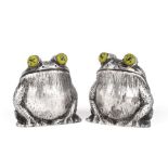 A Pair of Elizabeth II Silver Salt and Pepper-Shakers, by Whitehill Silver and Plate Co.,