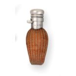 A Victorian Silver-Mounted Glass and Ropework Scent-Bottle, by Sampson Mordan and Co., London, 1896,