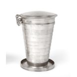 A Victorian Silver Telescopic Cup and Cover, by Sampson Mordan and Co., London, 1896, Retailed by