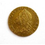 George II Half Guinea 1759 Old Head, Good Fine S3685