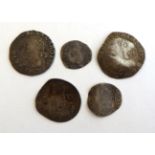 Charles I hammered Sixpence Group D Type 3a no inner circles mm tun S2813 AF, Sixpence Group E fifth