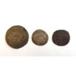 Edward III Pre treaty period Groat Series C London Mint mm Cross S1565 VF weak in parts along with