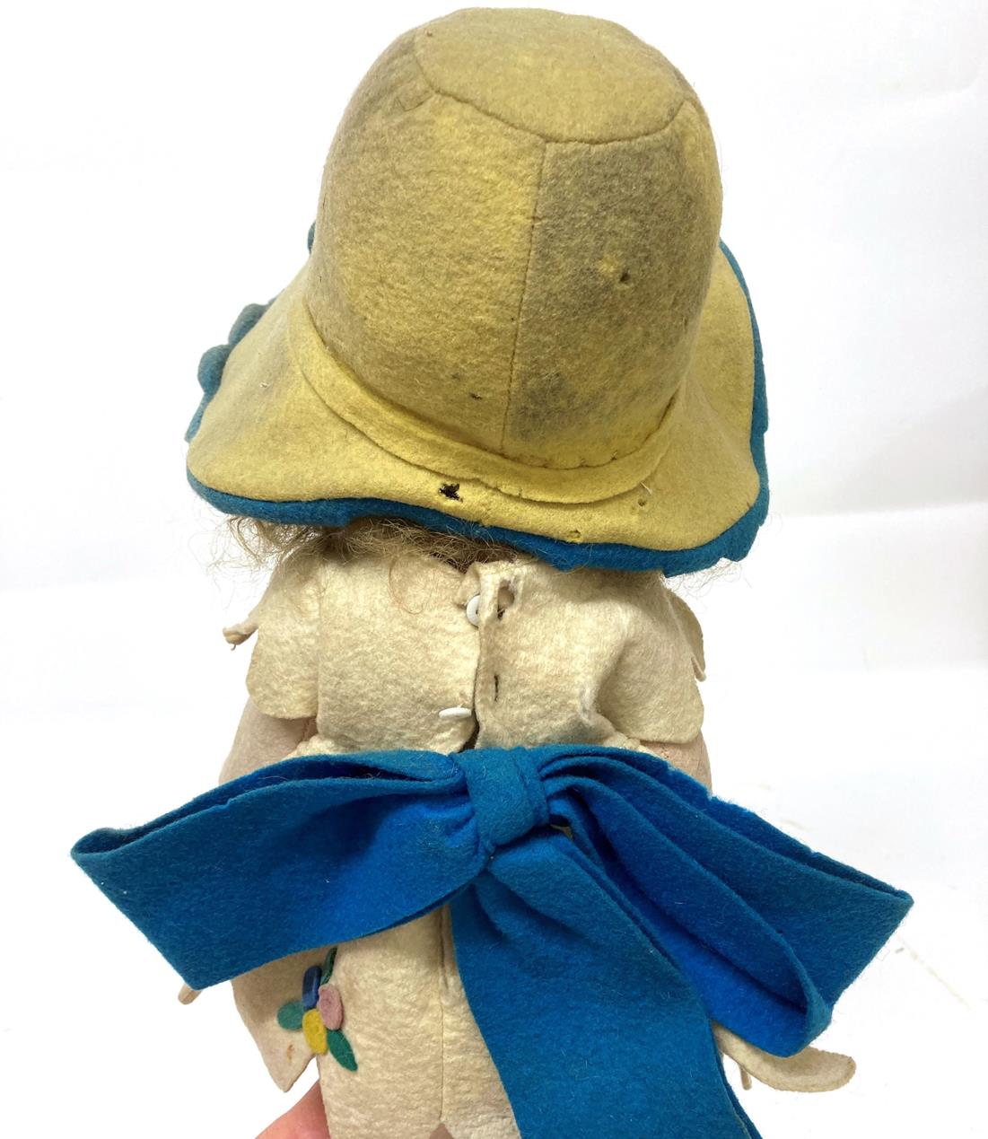 Early 20th Century Steiff Felt Scottish Soldier Doll, with centre seam to face, blond hair, felt - Image 3 of 6