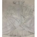 Late 19th Century/Early 20th Century Baby Costume, including white cotton day dresses and night