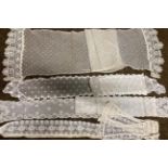 Assorted Mainly Early 20th Century Mixed Lace, comprising Valenciennes, Bruges, Bedfordshire Maltese