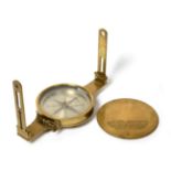 Hewitson (Newcastle) Lead Mining Dial 6'', 15cm diameter with cap engraved; 'Presented to Mr