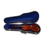 Baroque Viola 16 1/4'' two piece back, ebony pegs with ebony inlay on fingerboard and tailpiece,
