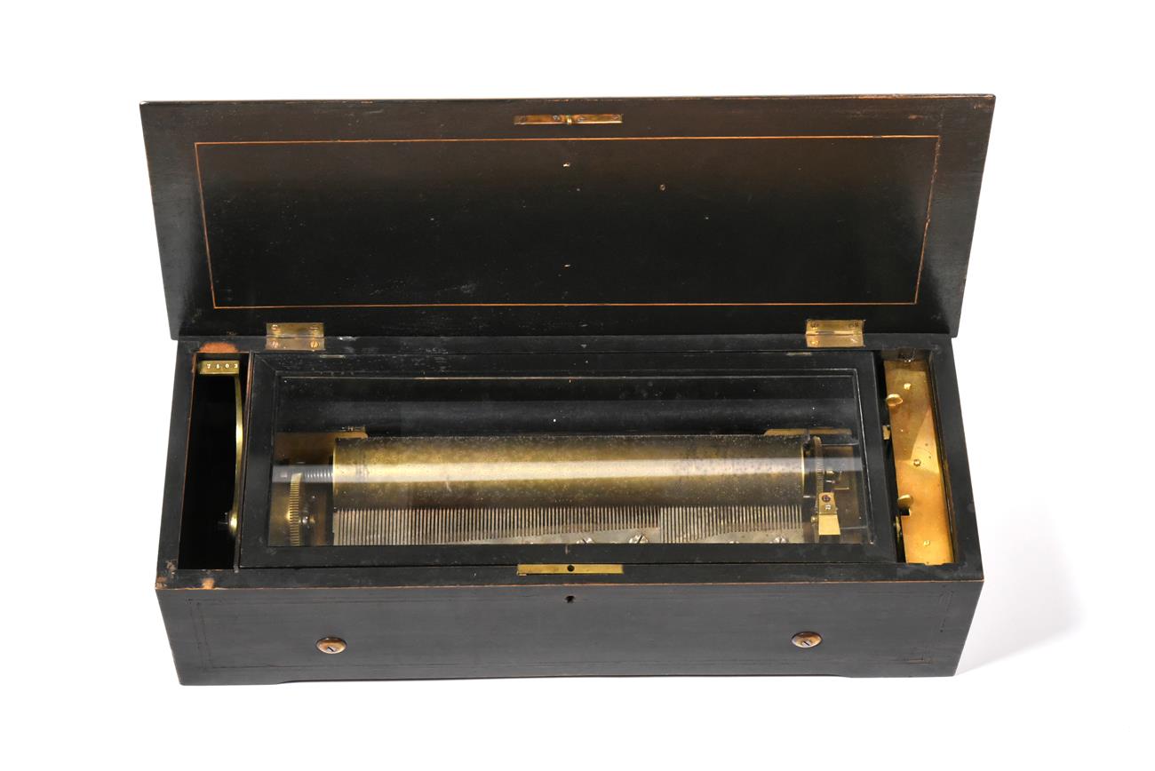 A Forte-Piano Musical Box Playing Six Airs, By Bremond (Acc.-Greiner), Serial No. 37103, circa 1887,