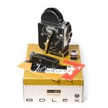 Bolex H16M Cine Camera no.237442, with Switar f1.8 16mm lens, in original box with