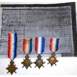 A 1914 Star, awarded to A.M.BAILEY. B.R.C.S.& O.ST.J.J., with photocopy of Medal Index Card which