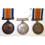 A British War Medal (Bronze), un-named as issued to Chinese, Maltese and Indian troops; two