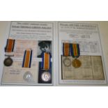 A First World War Pair, comprising British War Medal and Victory Medal, renamed to 22155 A.