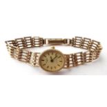 A Lady's 9 Carat Gold Rotary Wristwatch