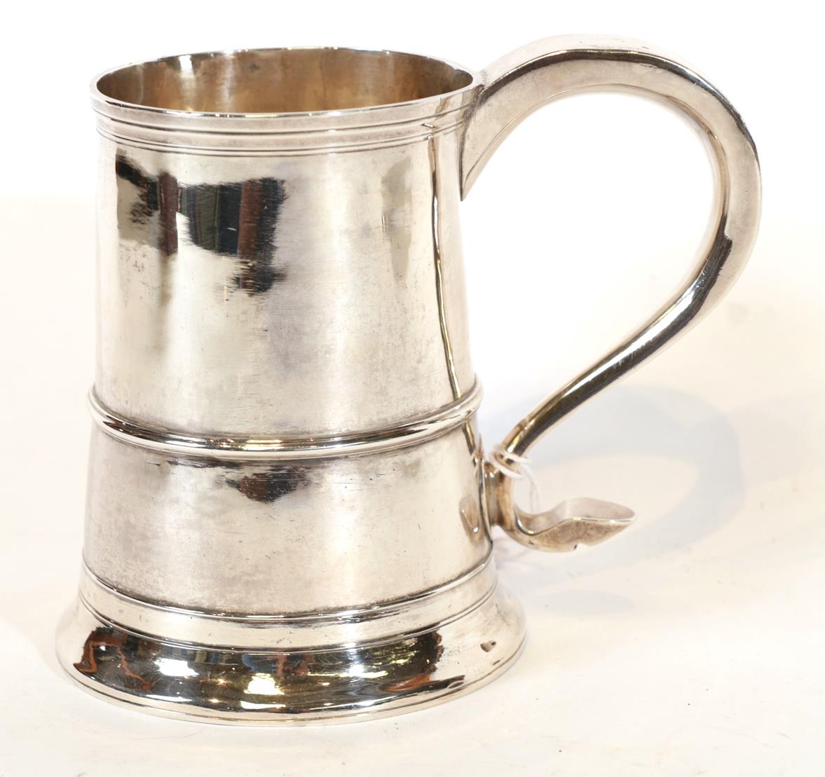 A George III Provincial Silver Mug, by John Langlands and John Robertson, Newcastle, 1791, plain