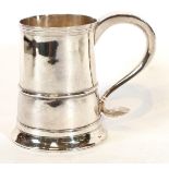 A George III Provincial Silver Mug, by John Langlands and John Robertson, Newcastle, 1791, plain