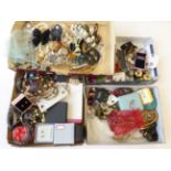A Quantity of Costume Jewellery, including rings, necklaces, earrings, bracelets etc