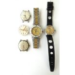 A Tag Heuer 2000 Professional Gent's Wristwatch; a Garrard Automatic Movement; and Three Other