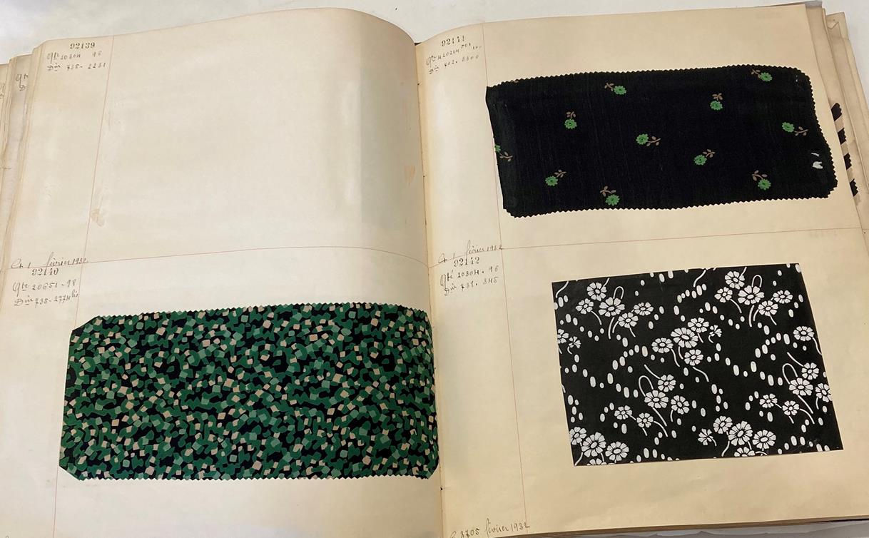 French Fabric Sample Book, circa 19203/30 Comprising mainly printed silks and chiffons, in spot, - Image 99 of 167