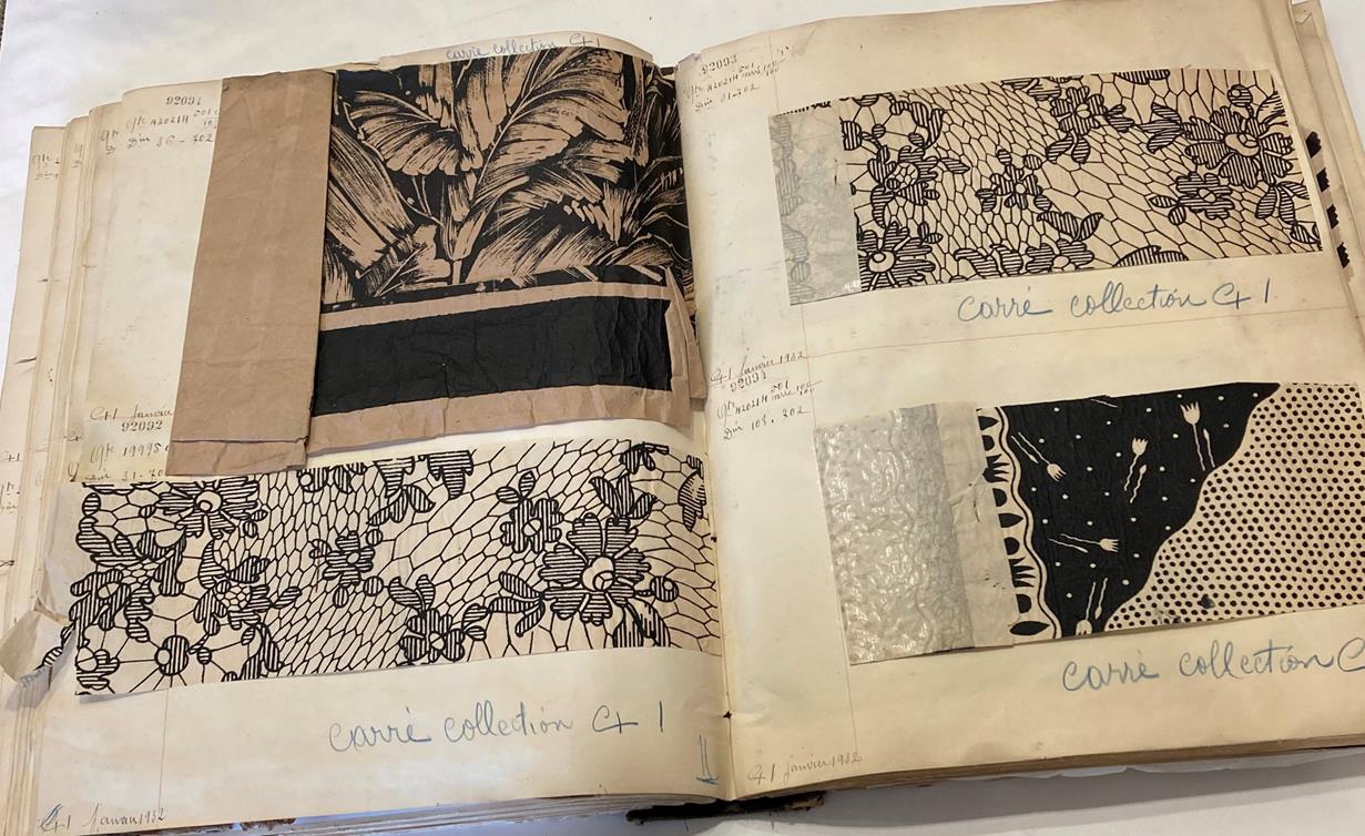 French Fabric Sample Book, circa 19203/30 Comprising mainly printed silks and chiffons, in spot, - Image 87 of 167