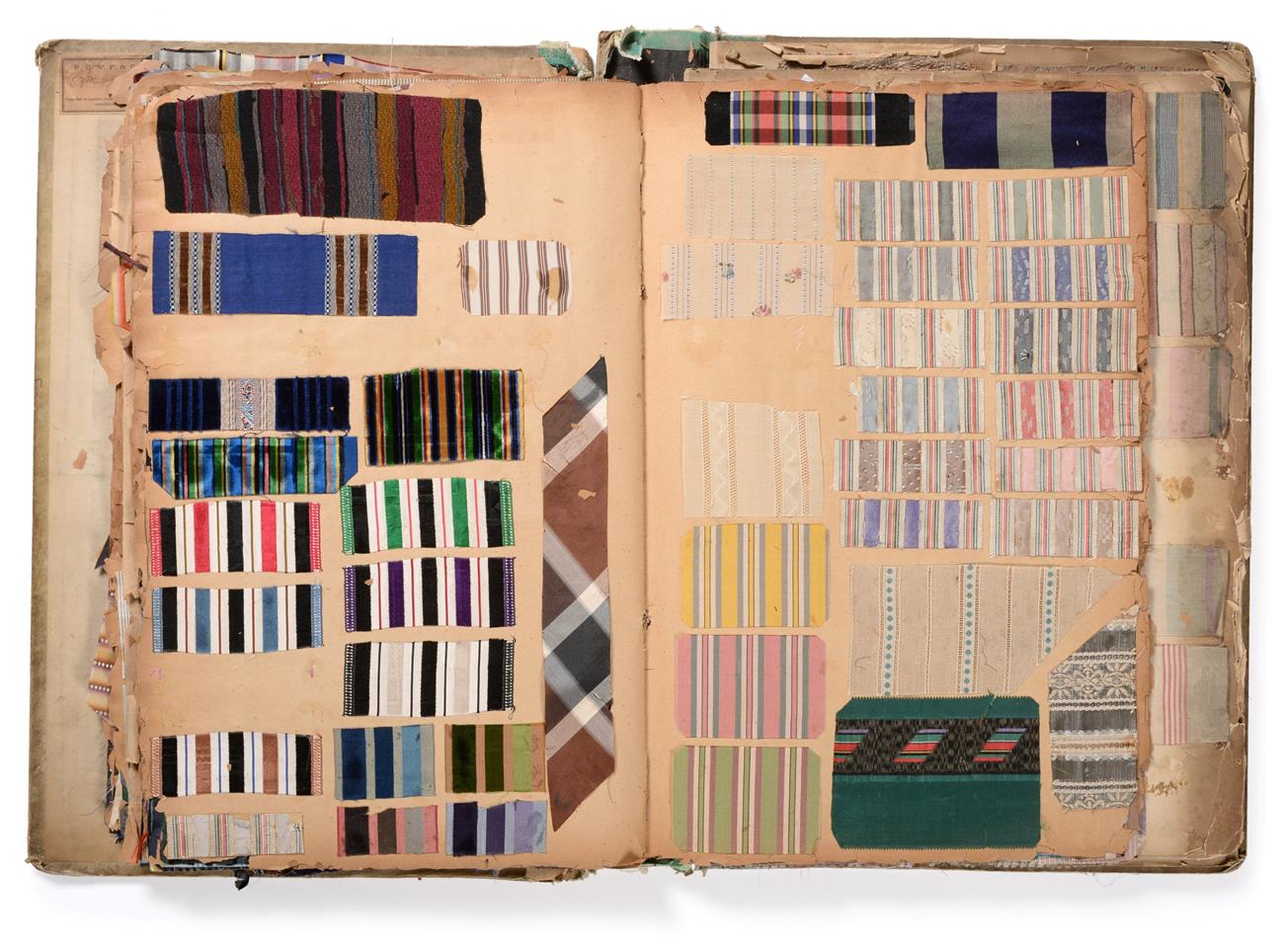 French Fabric Sample Book, late 19th century Comprising mainly of evening fabrics, beaded silks, - Image 3 of 4
