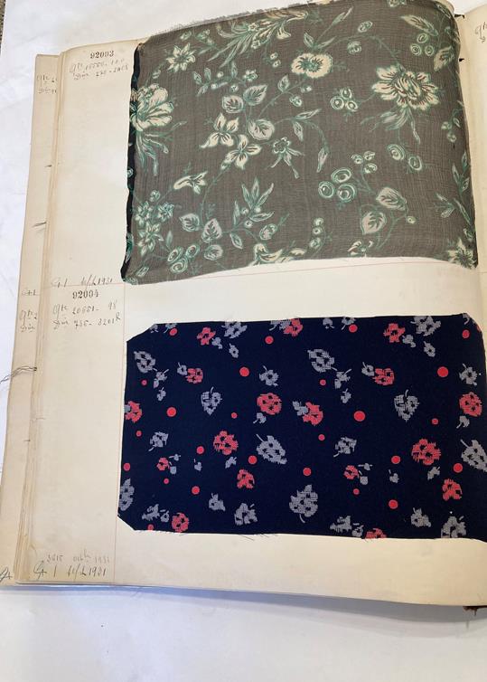 French Fabric Sample Book, circa 19203/30 Comprising mainly printed silks and chiffons, in spot, - Image 59 of 167