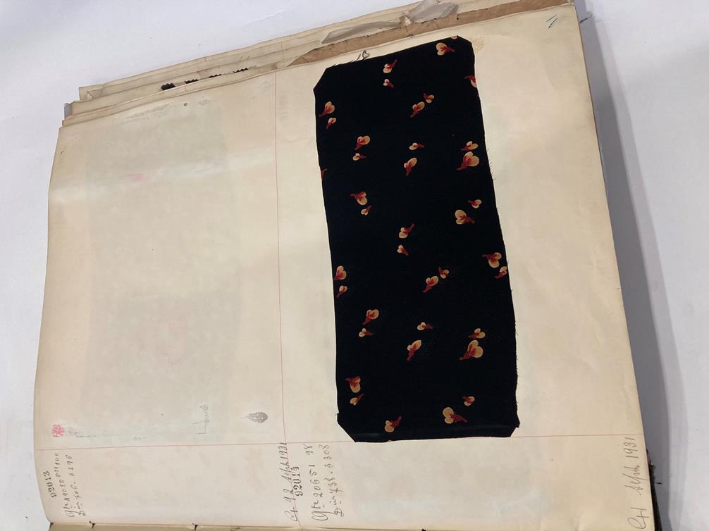 French Fabric Sample Book, circa 19203/30 Comprising mainly printed silks and chiffons, in spot, - Image 63 of 167