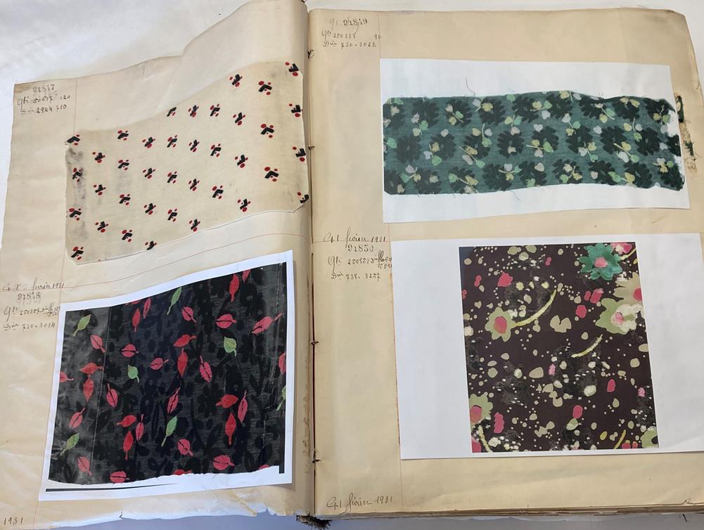 French Fabric Sample Book, circa 19203/30 Comprising mainly printed silks and chiffons, in spot, - Image 14 of 167