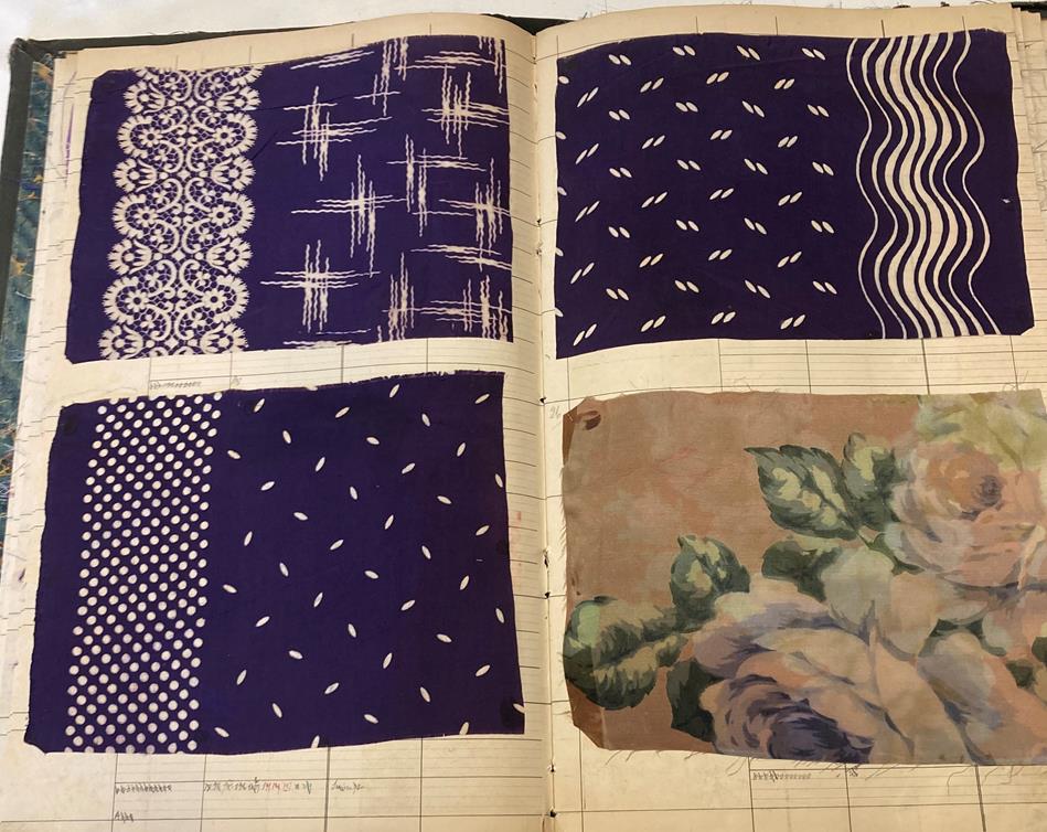 French Fabric Sample Book, circa 19203/30 Comprising mainly printed silks and chiffons, in spot, - Image 19 of 167