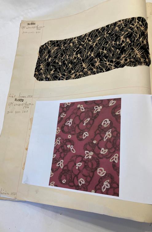 French Fabric Sample Book, circa 19203/30 Comprising mainly printed silks and chiffons, in spot, - Image 15 of 167