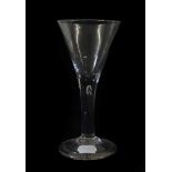 A Similar Goblet, 22.5cm high. Tiny nicks both rims. Wear on foot rim.