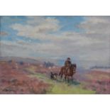 Alice Des Clayes ARCA (1890 - 1968) Canadian ''Heather Time, Warren Hill, Dartmoor'' Signed, with