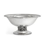 An Elizabeth II Silver Centrepiece-Bowl, by A. E. Jones, Birmingham, 1969, Retailed by Asprey,