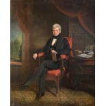 John Bridges (fl.1818-1854) Portrait of a gentleman thought to be Mr Blakemore Oil on canvas, 63cm