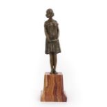 Demetre H Chiparus (Romanian, 1888-1950): Innocence: A Patinated Bronze Figure, circa 1925, modelled
