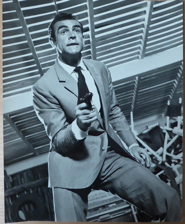 James Bond 007 Dr No Four Lobby Cards (all worn) together with two b/w 10x8 stills with cast lists - Image 21 of 21