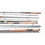 A Collection Of Twelve Various Fly And Spinning Rods by Abu Garcia, Snowbee, Sportfish, Shakespeare,