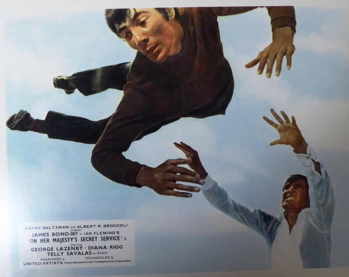 James Bond 007 On Her Majesty's Secret Service Colour Lobby Cards a set of eight; together with - Image 31 of 35