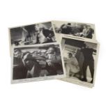 James Bond 007 Goldfinger Black And White Lobby Cards a collection of 24 each embossed with stamp '