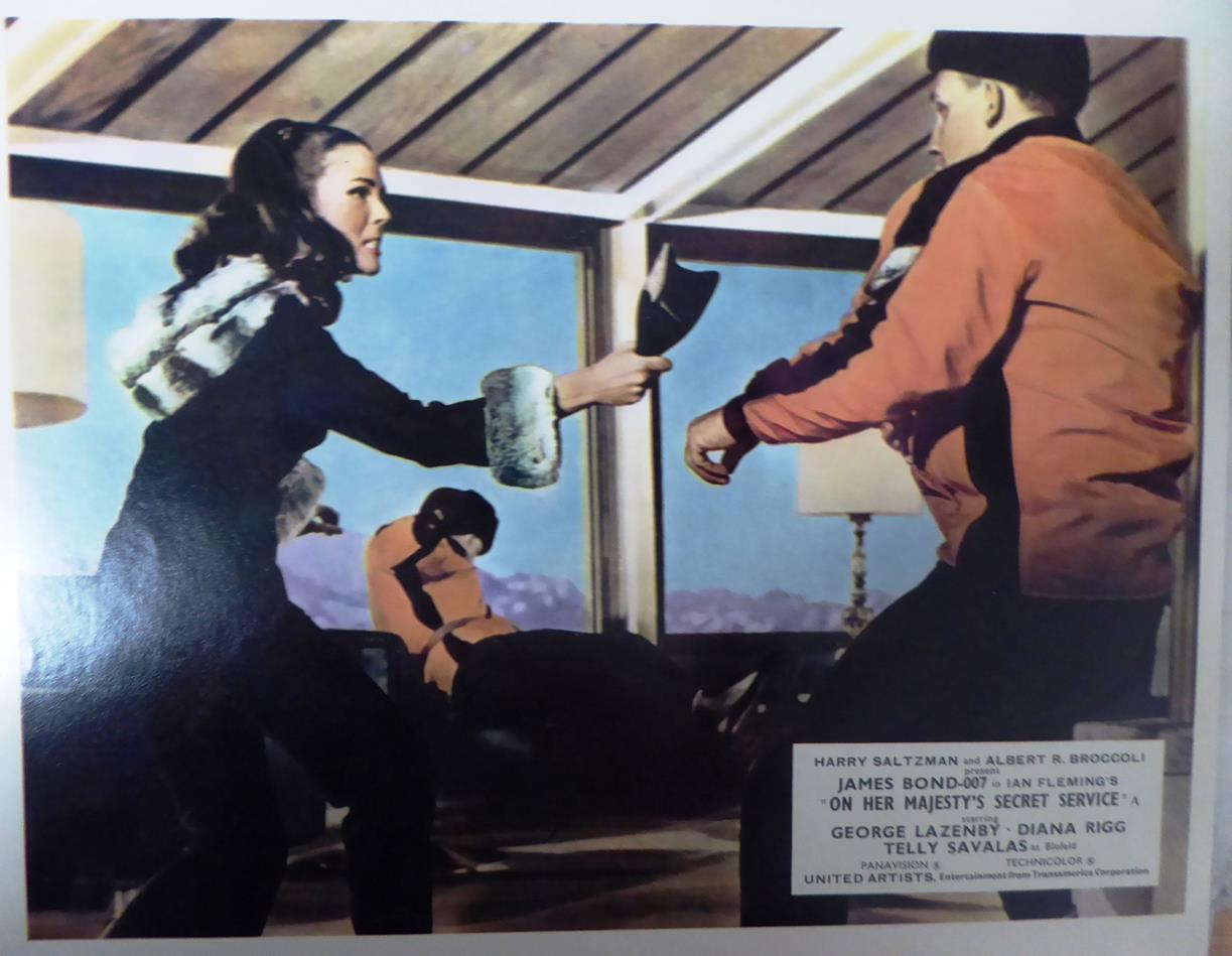 James Bond 007 On Her Majesty's Secret Service Colour Lobby Cards a set of eight; together with - Image 34 of 35