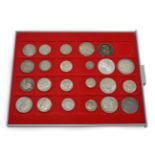 15 x Miscellaneous UK Silver Coins comprising: double florin 1890 VG/AFine, 5 x halfcrowns: 1891
