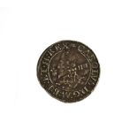 Charles I, Groat Aberystwyth Mint, mm. open book; obv. large bust with lace collar & no armour on