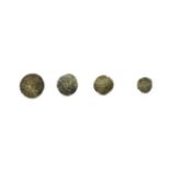 Henry V, 4 x Silver Coins comprising: halfgroat London Mint, broken annulet to left of crown, mm.
