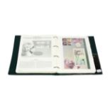 An Album Containing 16 x Stamp & Coin Covers comprising: UK: 3 x £2: 1996 'Anniversary of 1966 World