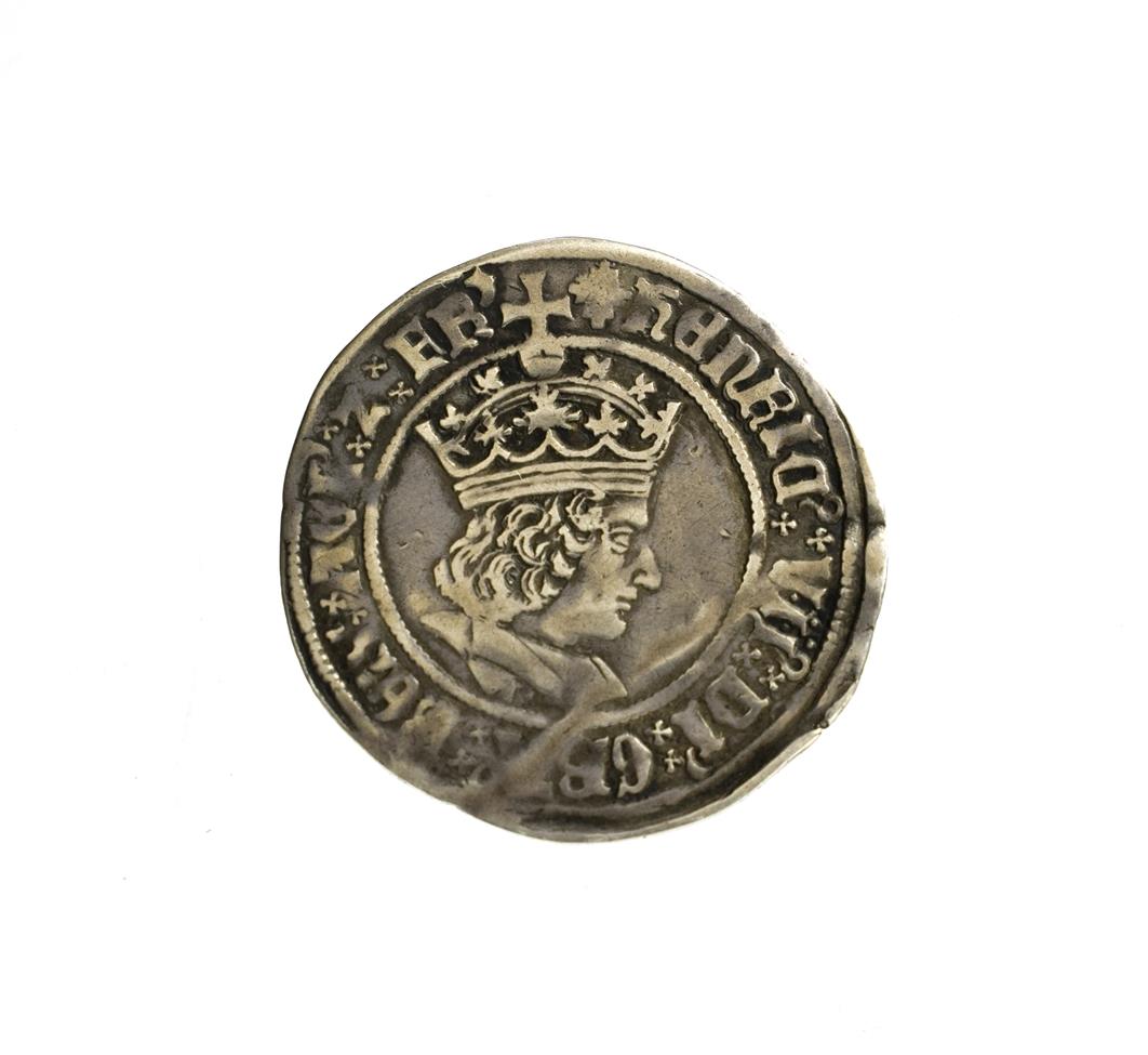 Henry VII, Profile Groat, regular issue with triple band to crown, mm. cross-crosslet both sides;